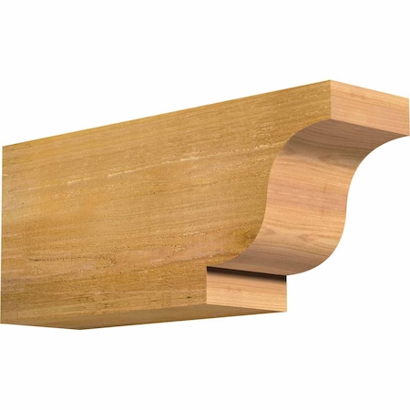 Ekena Millwork Newport Rough Sawn Rafter Tail, Western Red Cedar, 6"W x 10"H x 24"L RFT06X10X24NEW00RWR